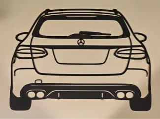 Mercedes C43 Estate 2019 - Silhoutte 