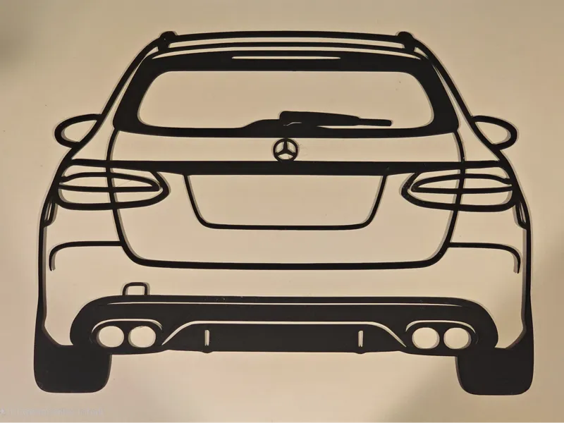 Mercedes C43 Estate 2019 - Silhoutte 