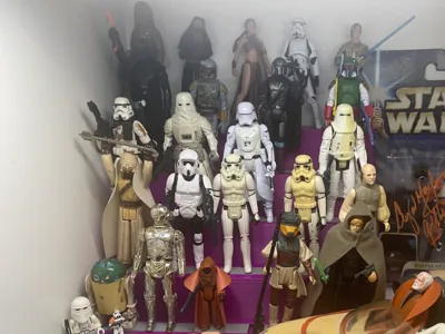Tiered Modular Action Figure Stand