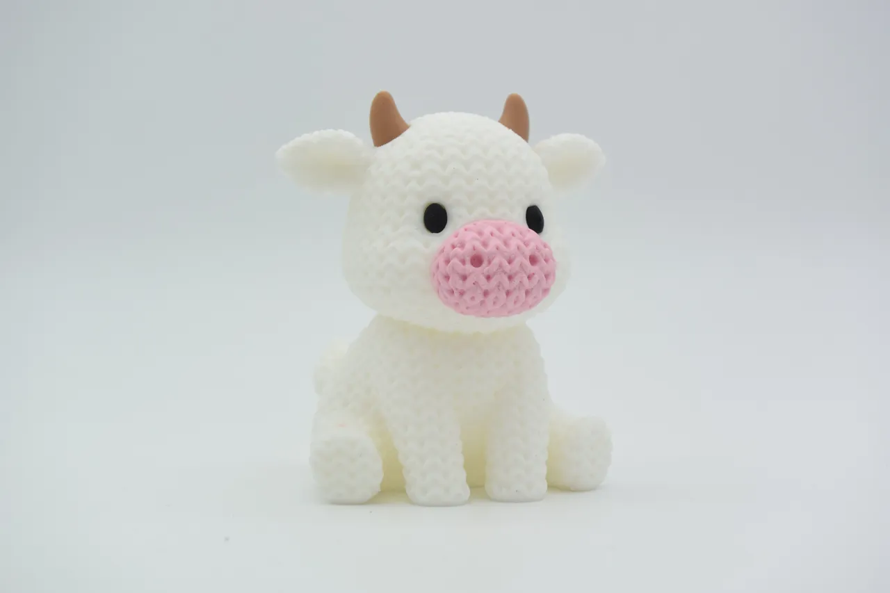 Knitted Cow view 2