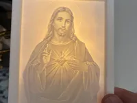 Lithophanie – Sacré-Cœur de Jésus — photo 2