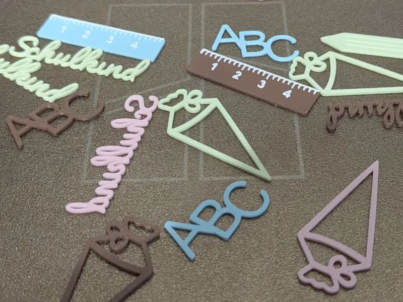 Cone Confetti – Schulkind, Pen, ABC, Backpack