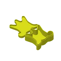 0.2mm layer, 3 walls, 50% infill, yellow