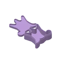 0.2mm layer, 3 walls, 50% infill, purple
