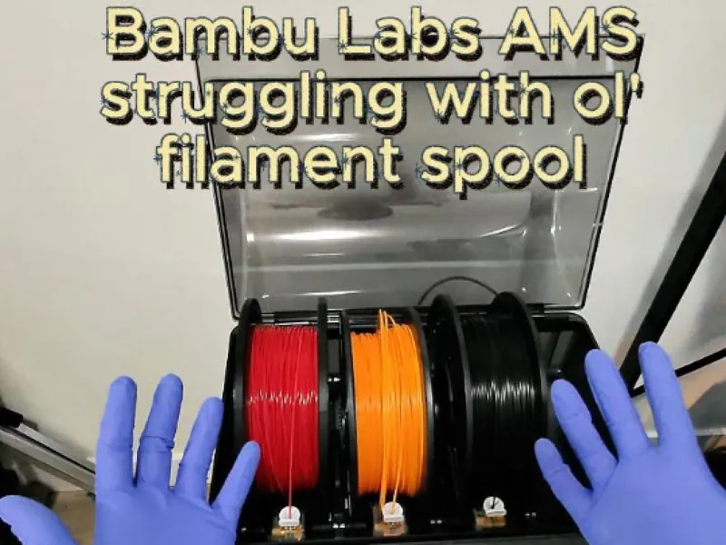 Printrbot spool adapter for AMS 2
