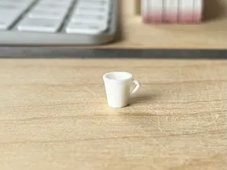 Tiny Mug 1:10 scale, 8mm high