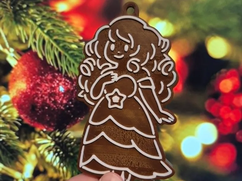 Rose Quartz Steven Universe Gingerbread Ornament