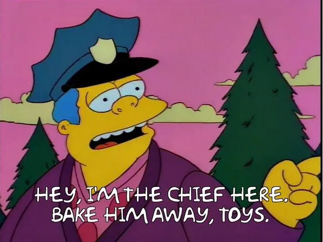 Chief Wiggum light box