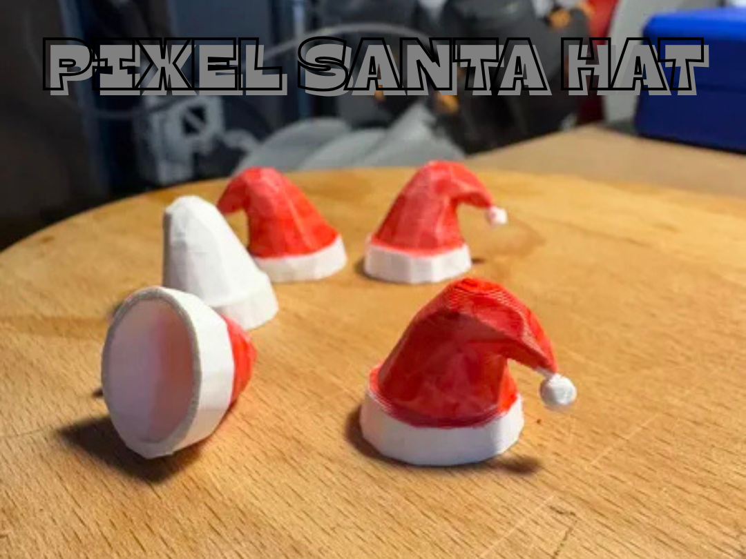 Pixel Santa Hat!