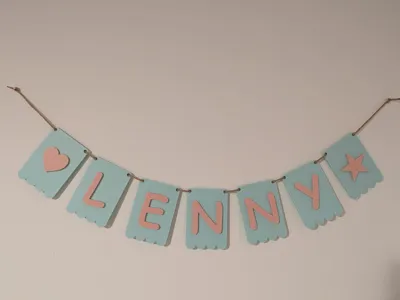 Customisable Decoration Letters