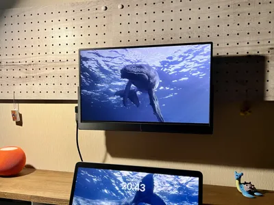 Pegboard Monitor Holder (Arzopa)