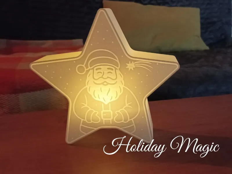 Holiday Lantern “Santa Claus”