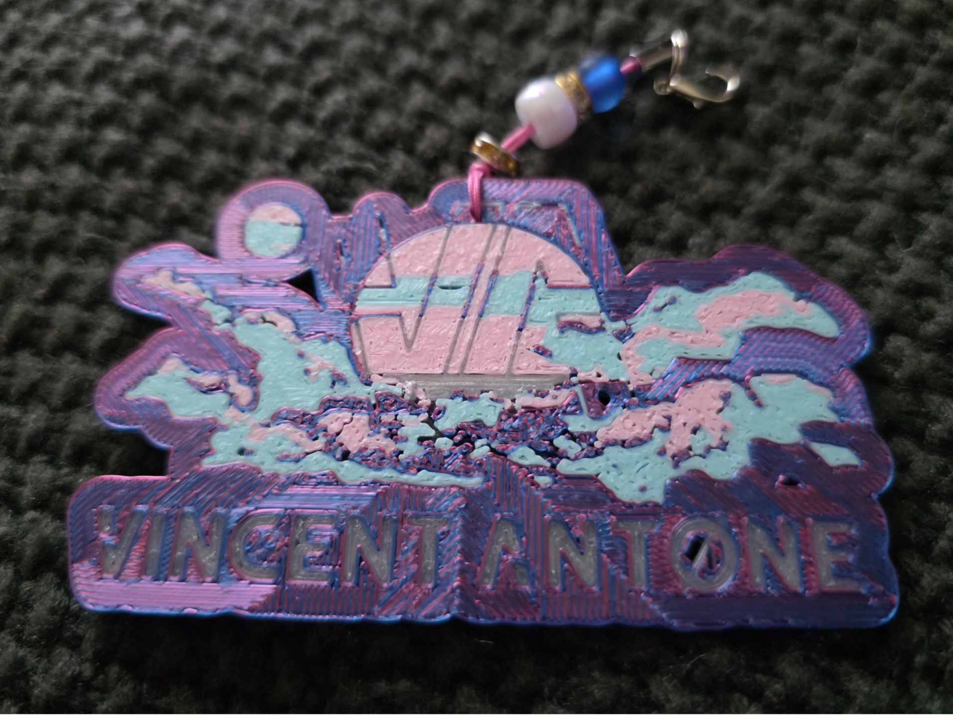 Vincent Antone Cloud Keytag