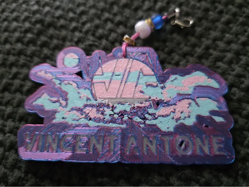 Vincent Antone Cloud Keytag