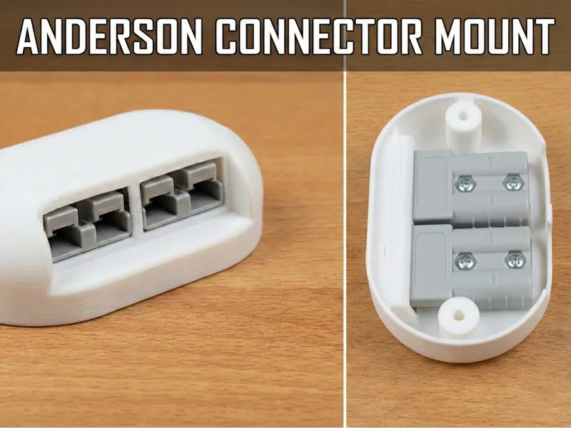 Dual Anderson SB50 Connector Wall Mount SY50A