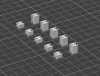 0.2mm layer height, 2 walls, 15% infill default skirt