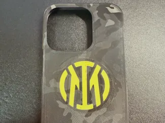 Cover Iphone 16 Pro magsafe con logo FC INTER 
