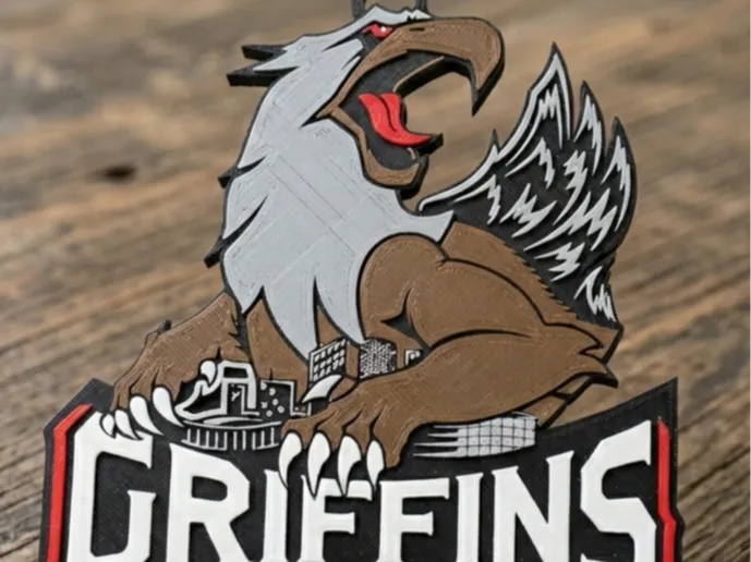 Grand Rapids Griffins Chain Pendant