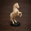 Rearing rampant horse- 2 colors with fuzzy skin