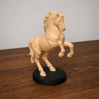 Rearing rampant horse- 2 colors 