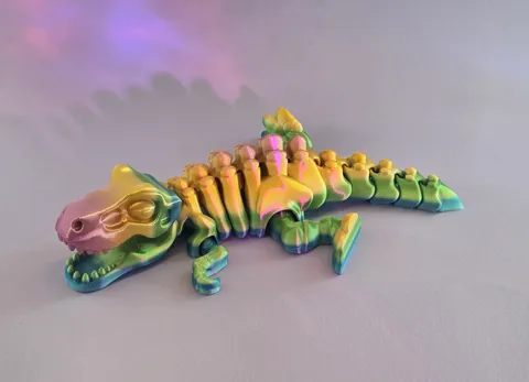 Flexi Skeleton T-Rex Dinosaur view 3