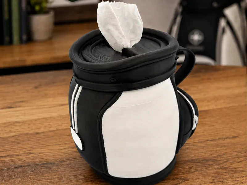 Golf Bag Tissue - Toilet Paper Dispenser