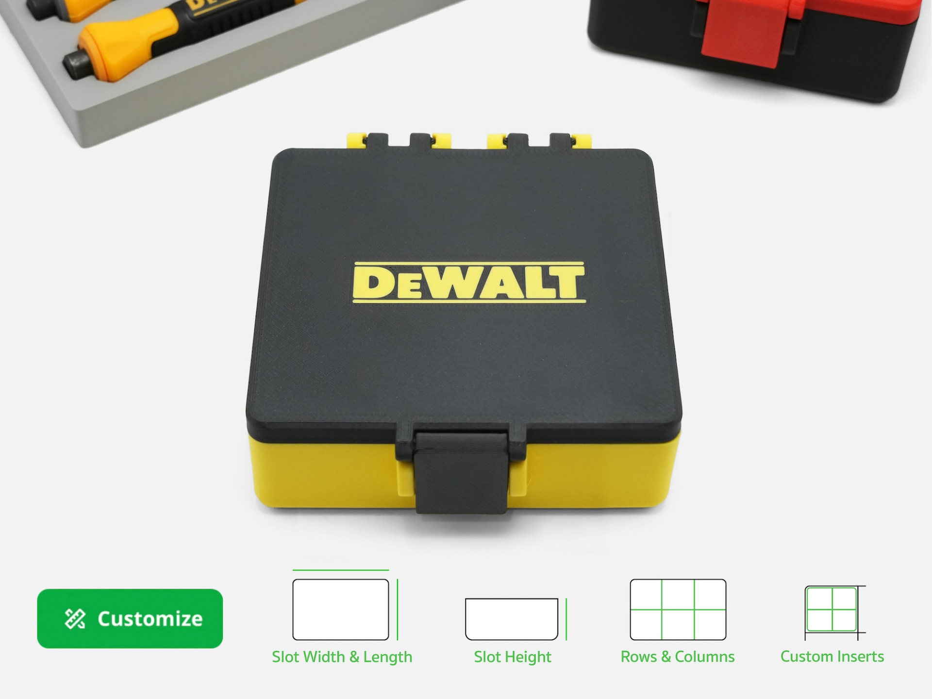Customizable DeWALT Tool Box