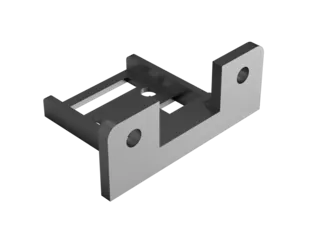 Mount for USB 2.0 Type-A female to DIP 