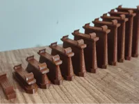 Pieds de pont sur pilotis pour rails échelle HO 1/87 — photo 2