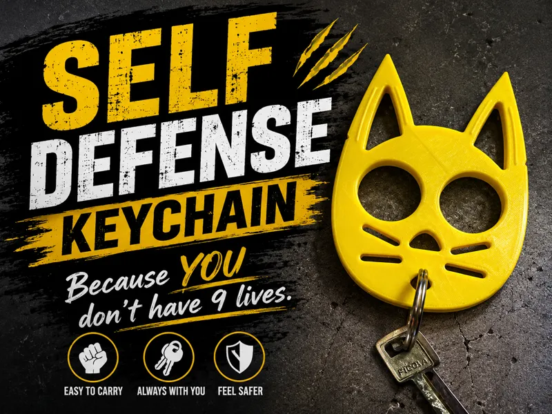 Kitty Kat Keychain