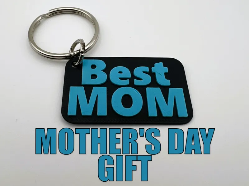 Best Mom Keychain