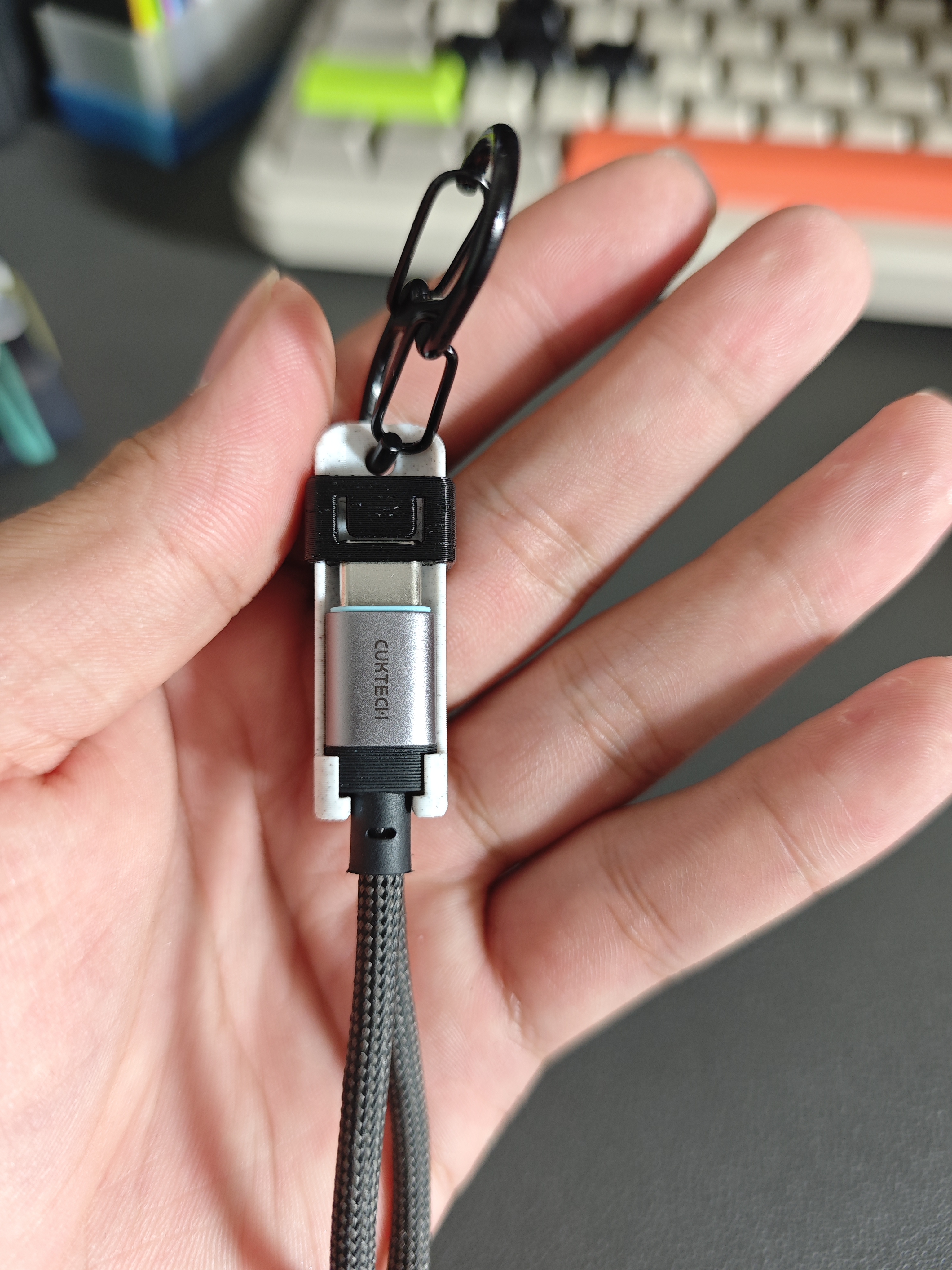 Miniatura 2 do modelo 3D 酷太科磁吸短线收纳扣