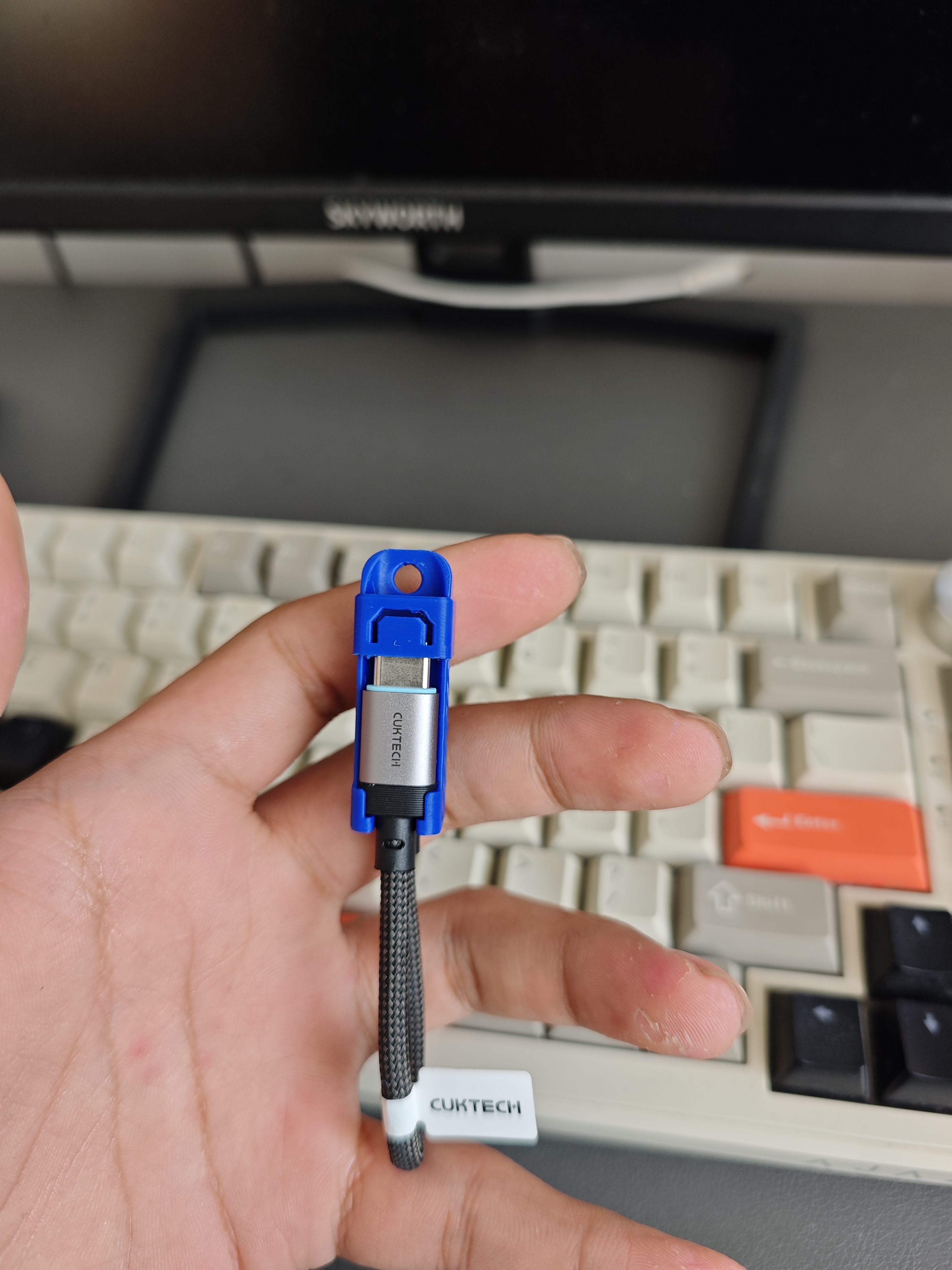 Miniatura 3 do modelo 3D 酷太科磁吸短线收纳扣