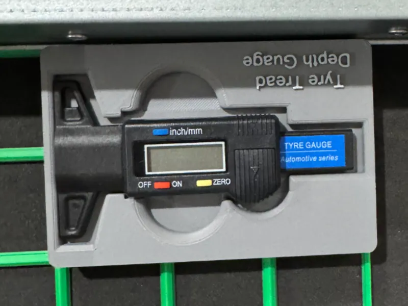 Digital Tyre Tread Depth Guage Gridfinity