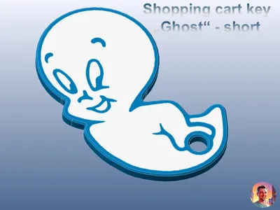 Shopping cart key „Ghost“ short version