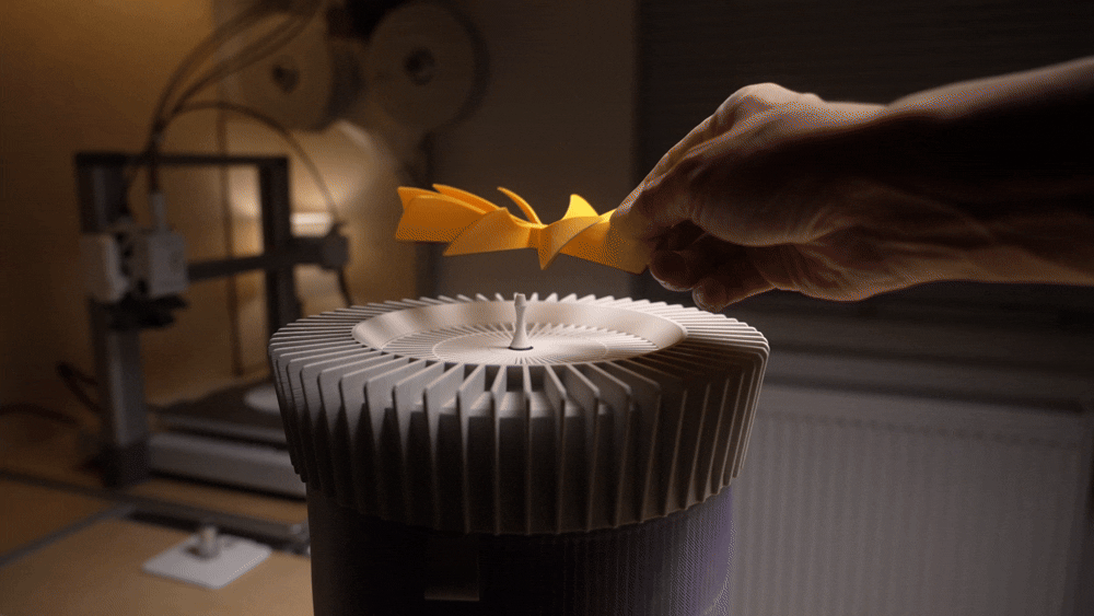 Miniatura 2 do modelo 3D 空气净化器2代——搭配14cm风扇+上出风设计 （适配小米滤芯）