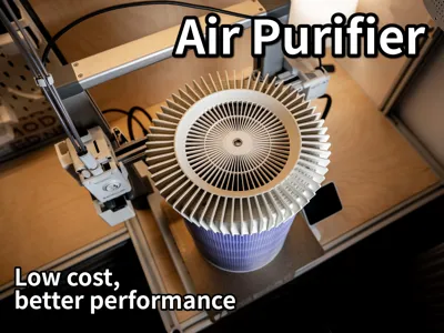 Air Purifier 2nd Generation—Featuring a 14cm Fan and Top Airflow Design (Compatible with Xiaomi Filters)