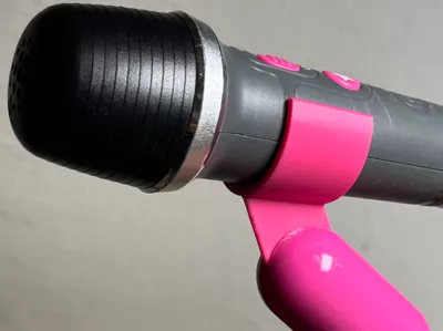 Microphone holder for VTech Kidi Super Star DJ Studio