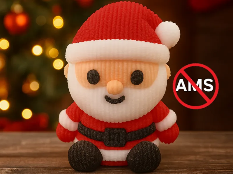 Knitted Santa AMS-Free