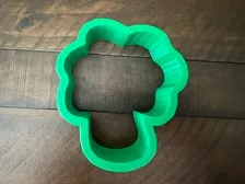 3.5" Chunky Palm Tree Cookie Cutter