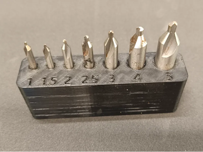 Center drill bit holder