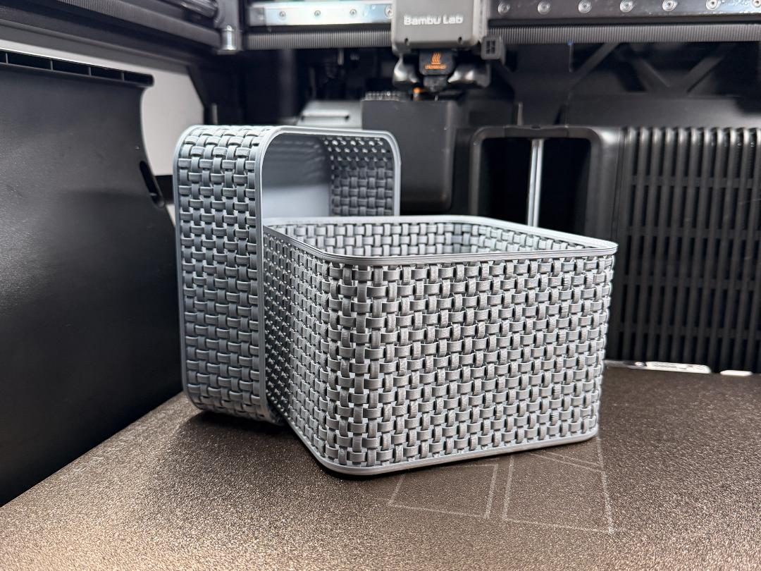 Stackable Rattan Style Organizer Boxes