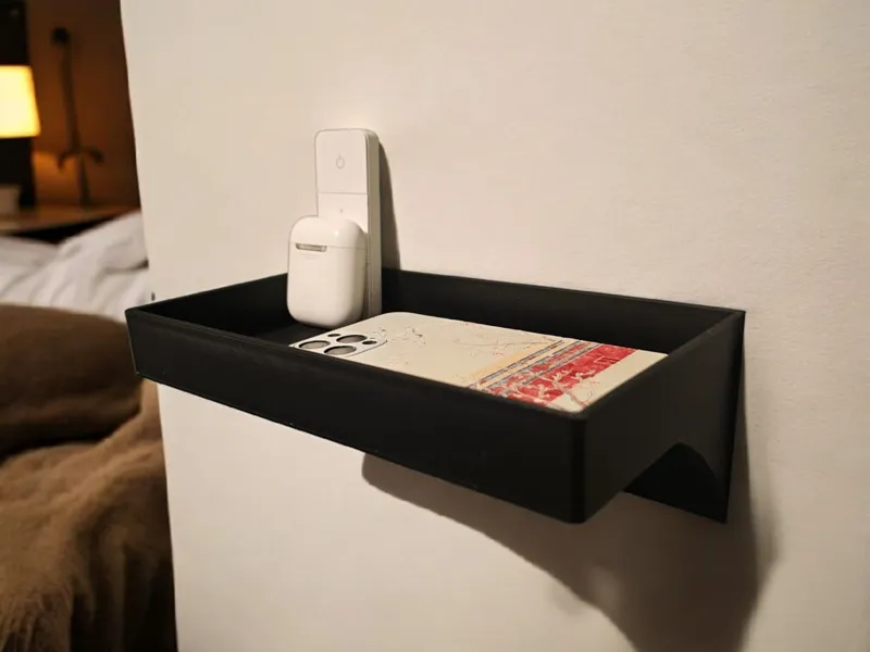 Wall-Mount Tray – Perfect for Phone, Keys & More