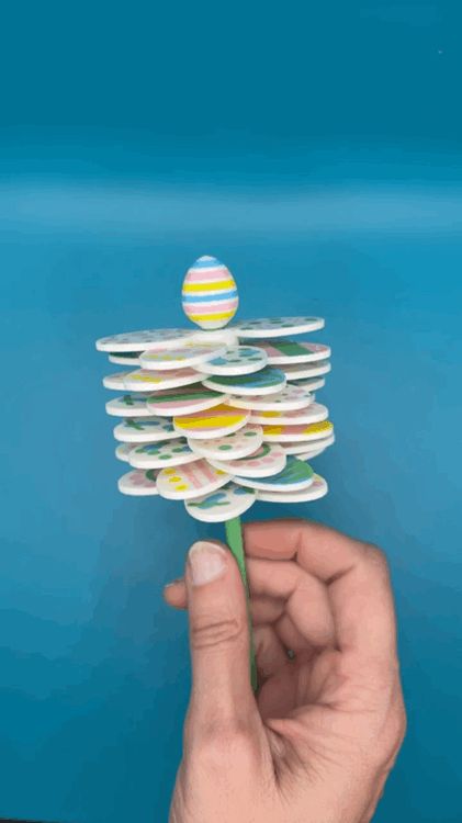 Easter Egg Flip Flap Spinner
