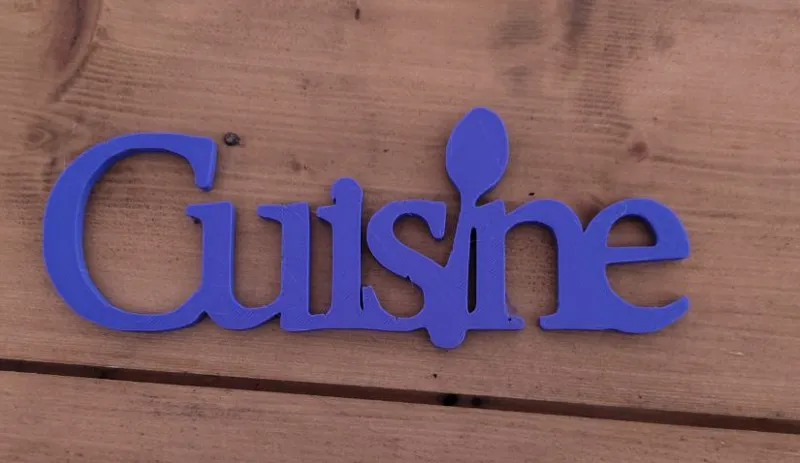 Cuisine wall decoration