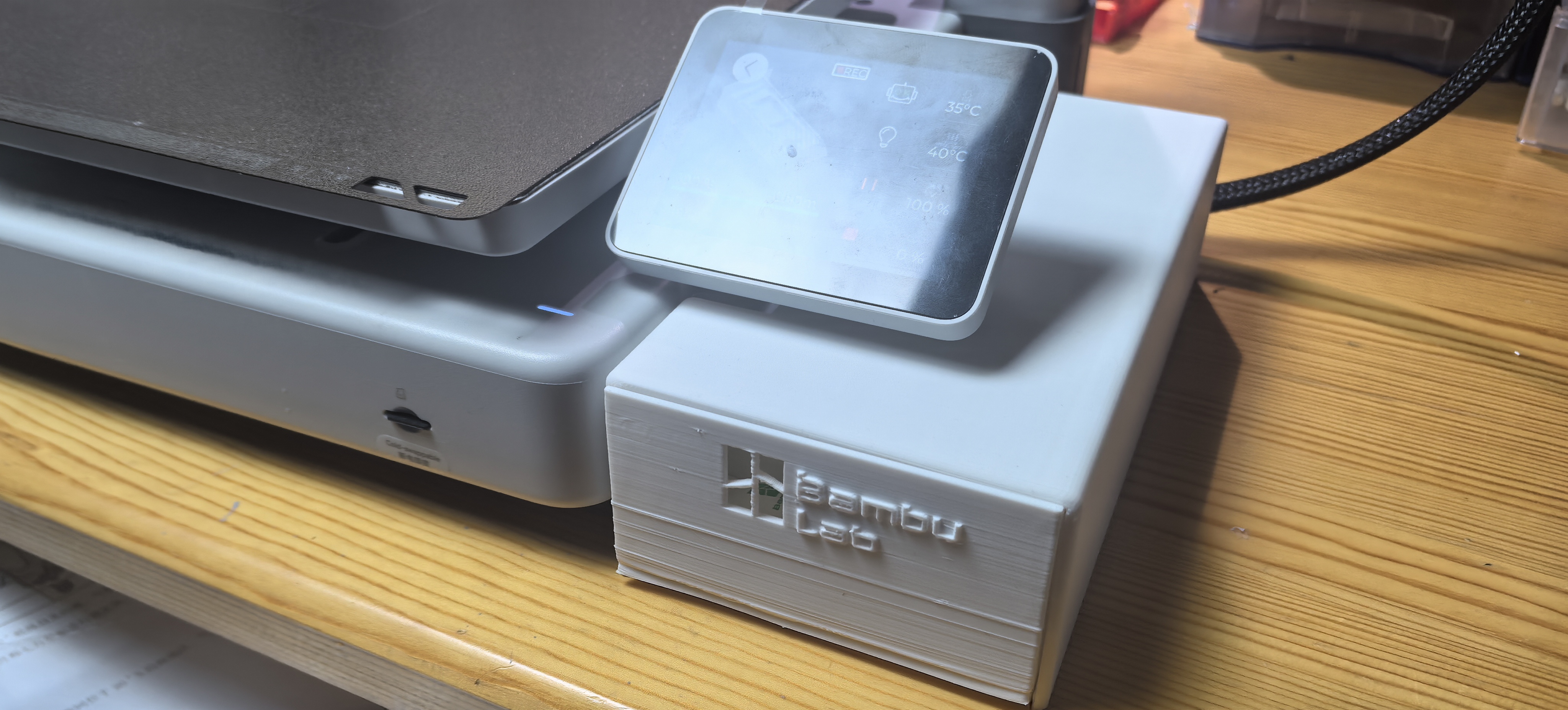 Miniatura 2 do modelo 3D 拓竹A1侧边收纳盒