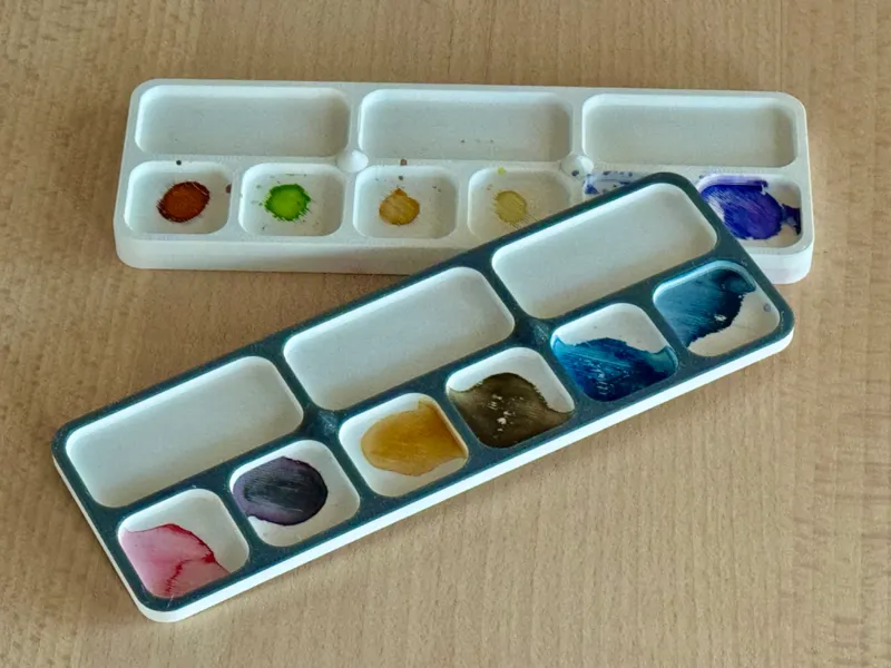Stackable mini paint tray