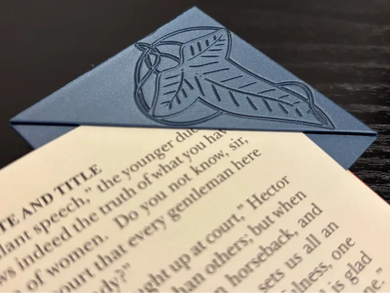 Corner Bookmark (Brooch of Lorien)