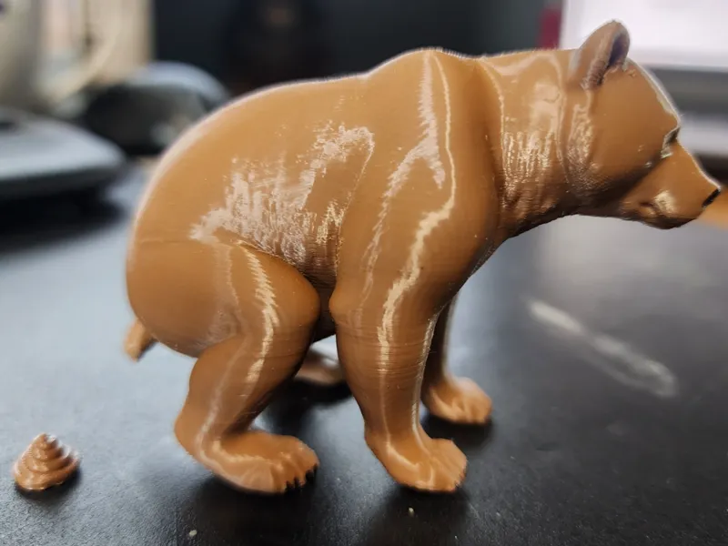 Pooping bear