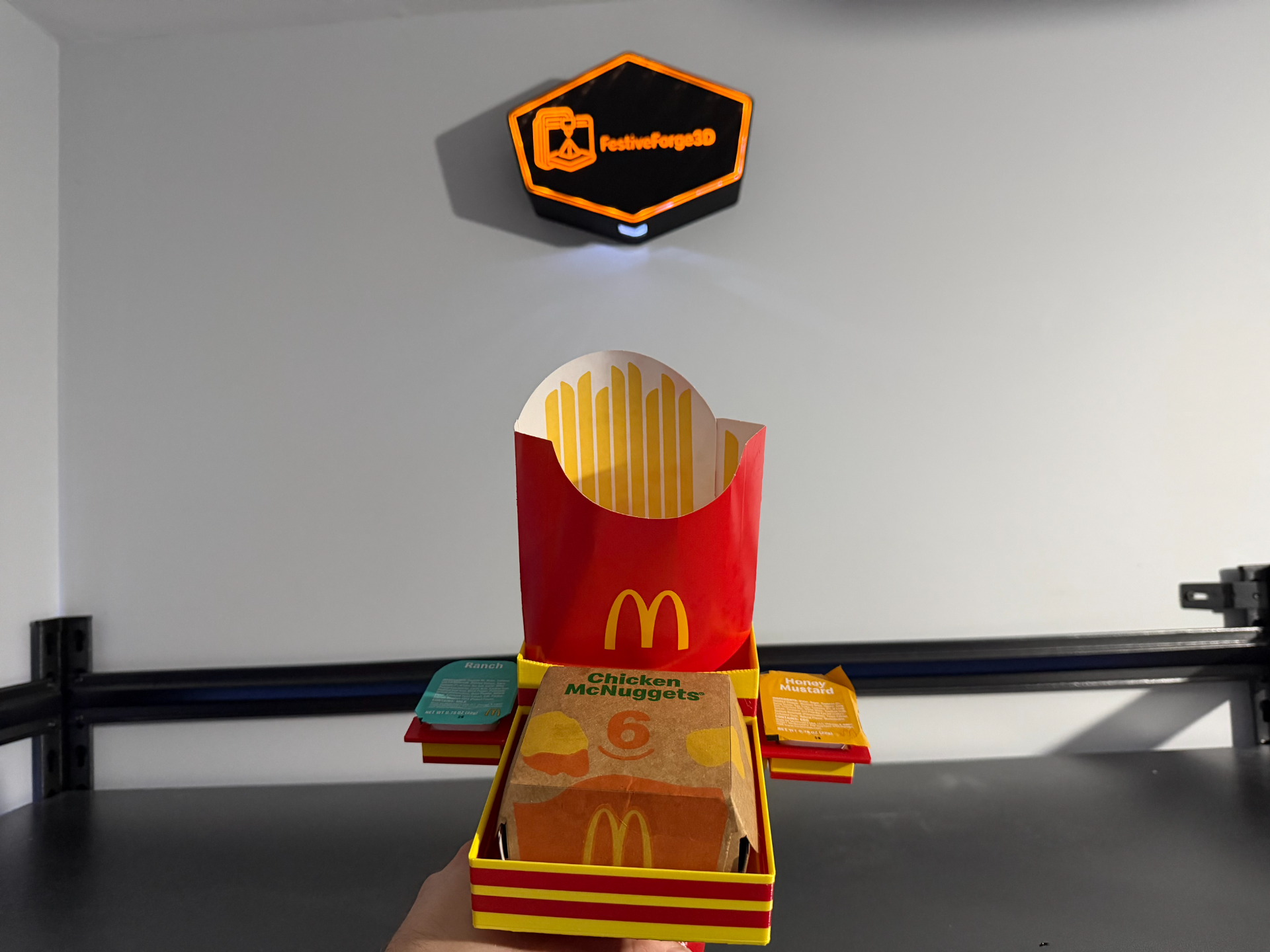 Fast Food Cup Holder Tray